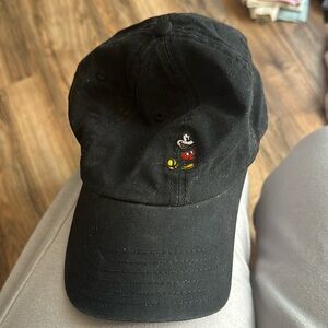 Disney Black Cap with Iconic Character Embroidery